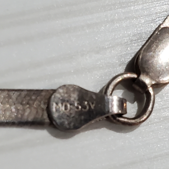 Italian 925 silver 16" necklace. - Picture 9 of 11